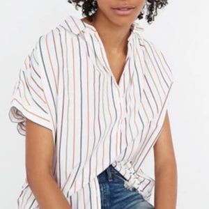 Madewell Central Shirt Multi Stripe XS